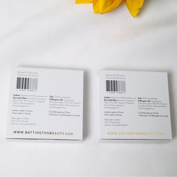 Battington Beauty Lashes 3D Silk Monroe with Invisible Glue - Picture 5 of 10